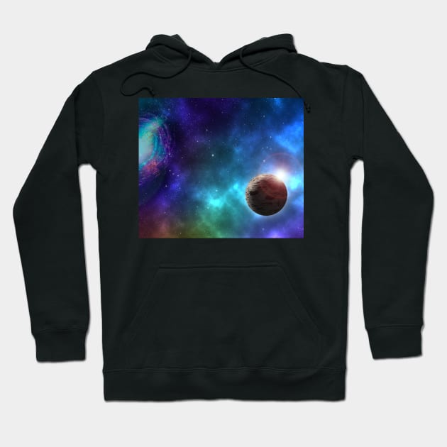 Big Beautiful Outer Space Hoodie by XanderWitch Creative